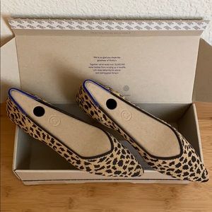 Rothys The Point flats in Leopard